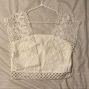 Crochet crop top